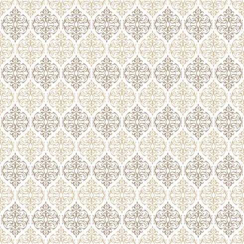 Seamless Ornamental Floral Pattern Bakgrund vektor