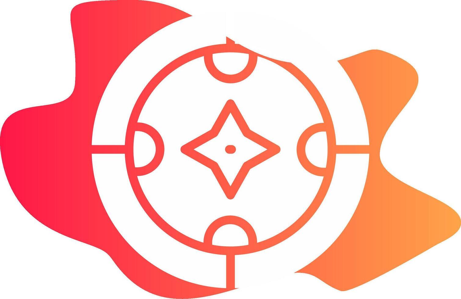 Kompass kreatives Icon-Design vektor
