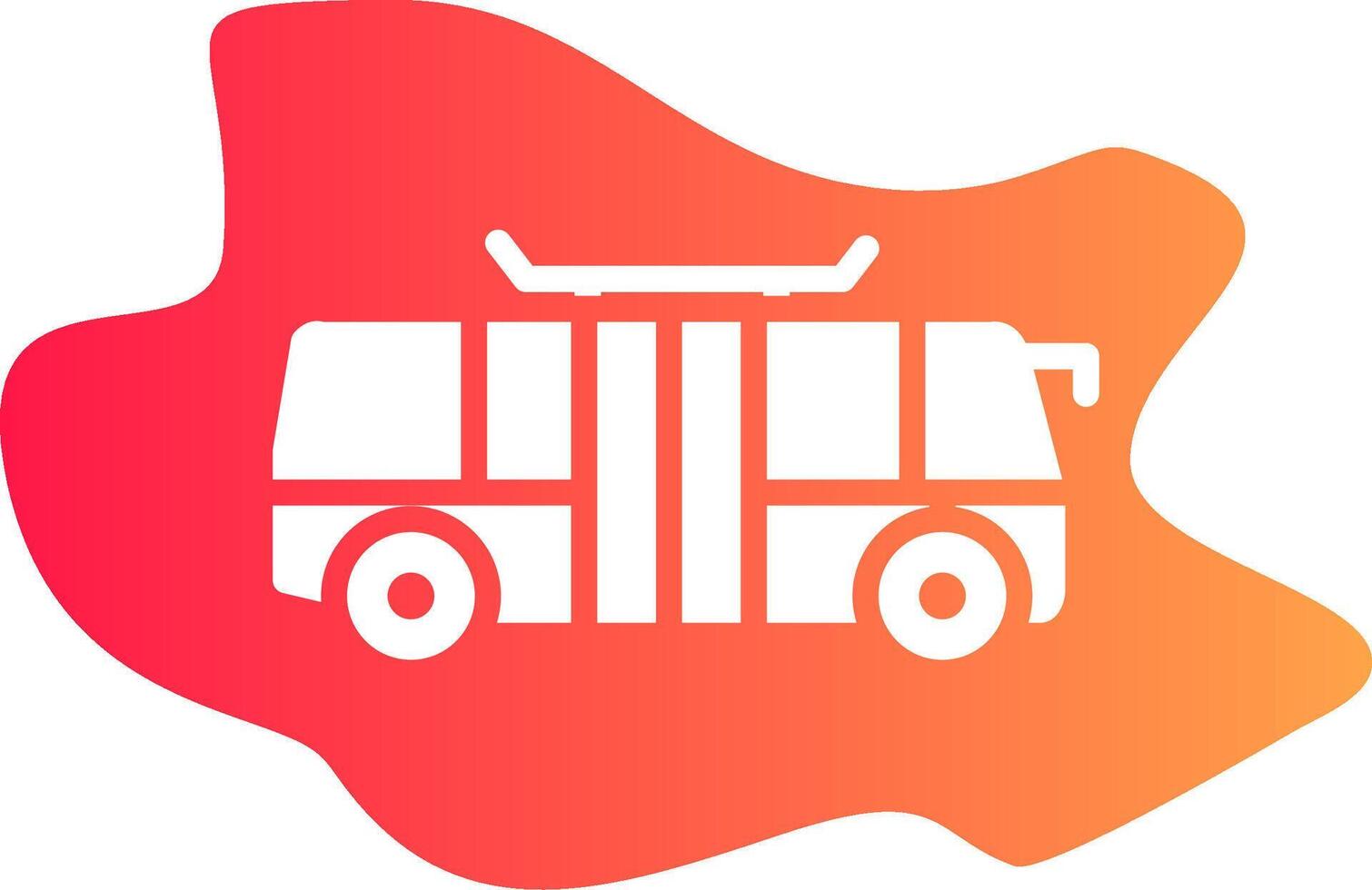 Bus kreatives Icon-Design vektor