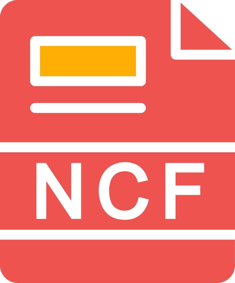 ncf kreativ Symbol Design vektor