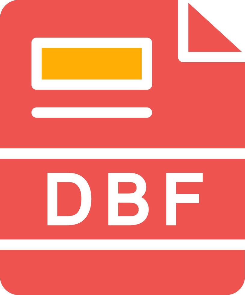 dbf kreativ Symbol Design vektor