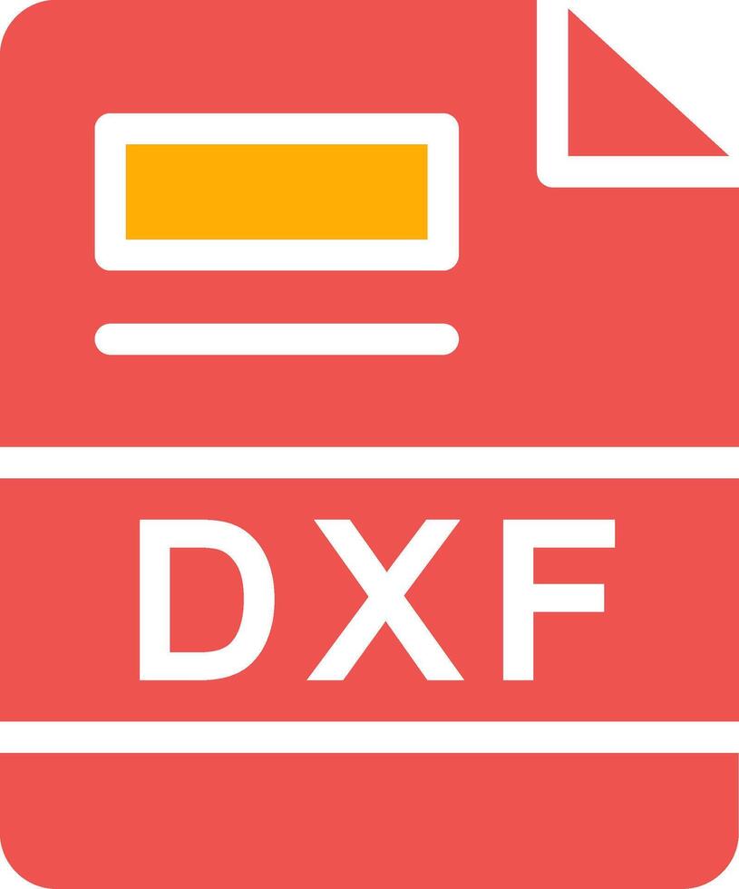 dxf kreativ ikon design vektor