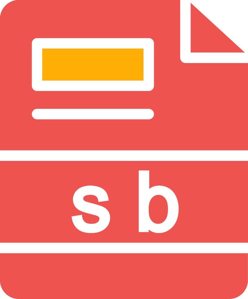 sb kreativ ikon design vektor
