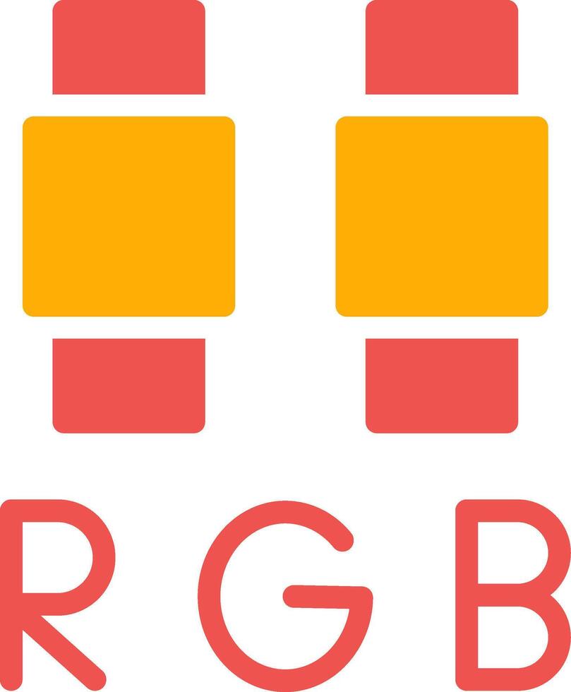 RGB-kreatives Icon-Design vektor