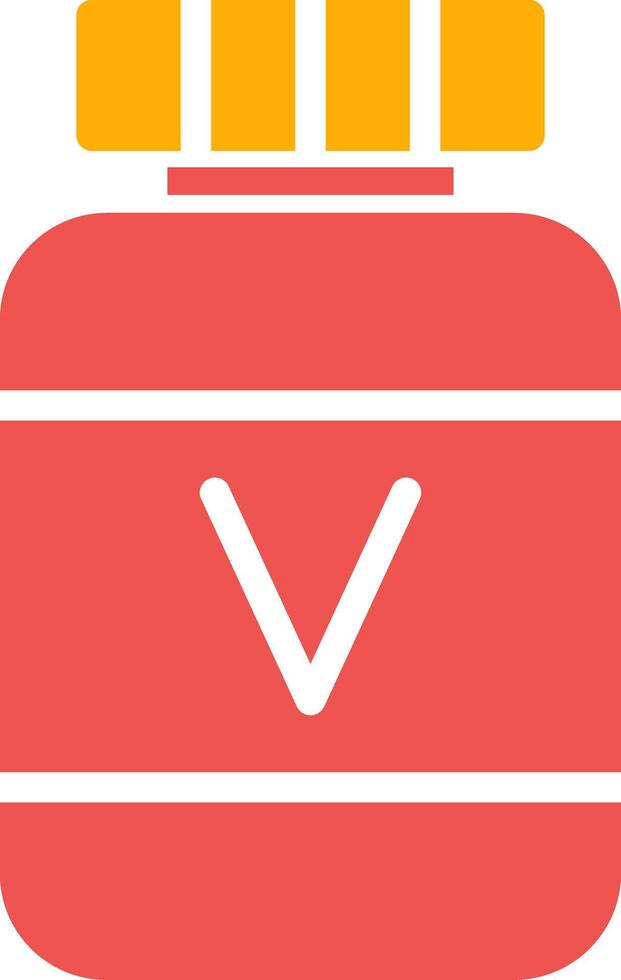 Vitamin kreatives Icon-Design vektor