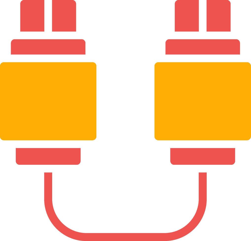 USB-Verbindung kreatives Icon-Design vektor