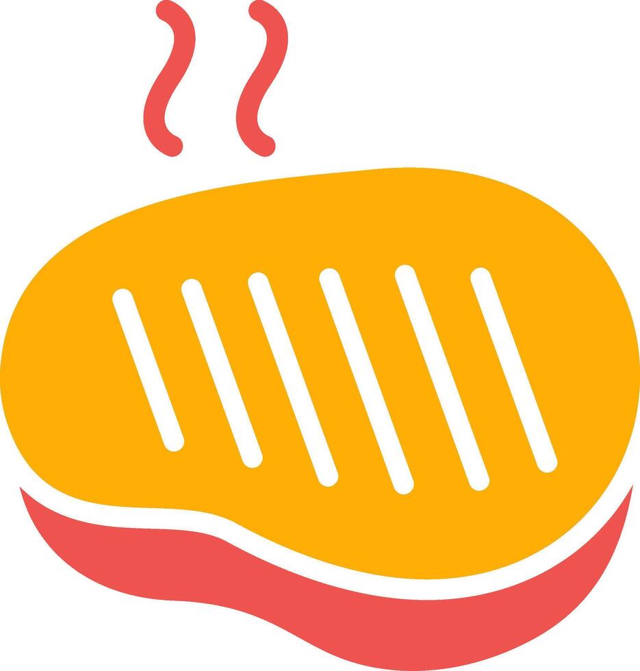 Steak kreatives Icon-Design vektor