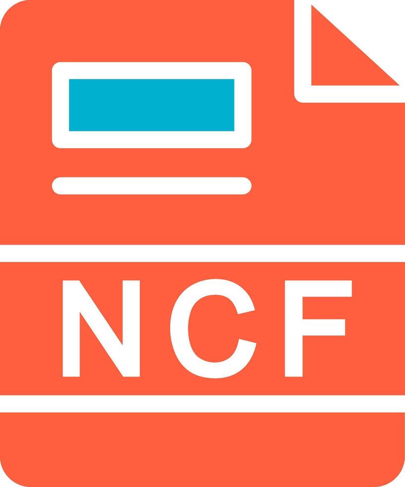 ncf kreativ Symbol Design vektor