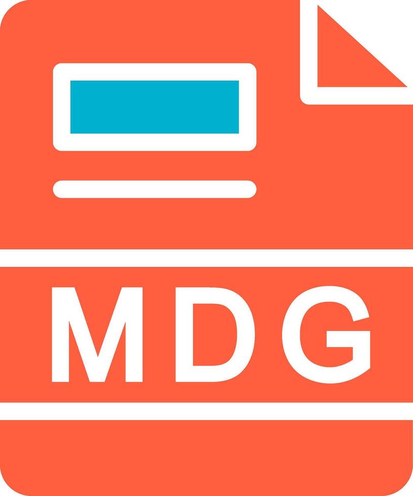 mdg kreativ Symbol Design vektor