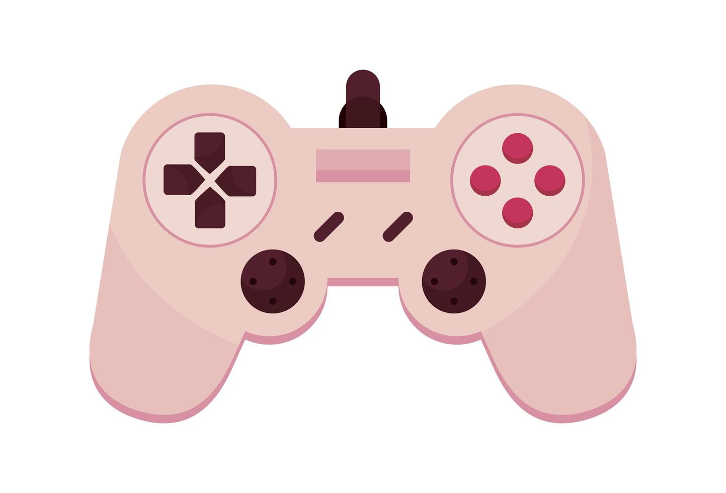 rosa videospelkontroll vektor