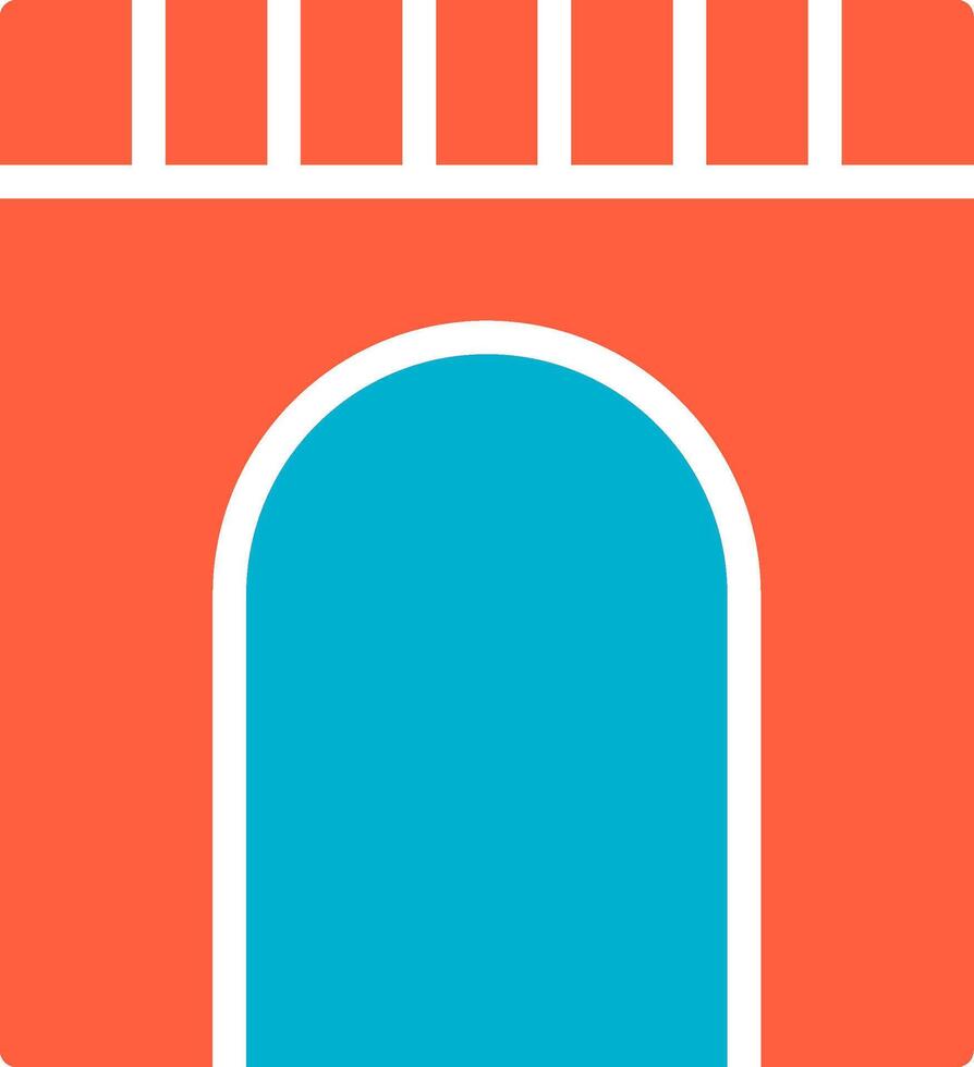 Tunnel kreatives Icon-Design vektor