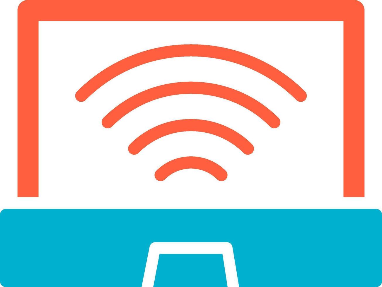 Wifi kreatives Icon-Design vektor