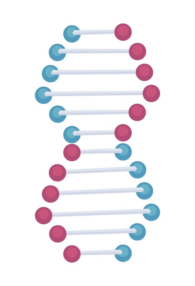 DNA-Molekülstruktur vektor