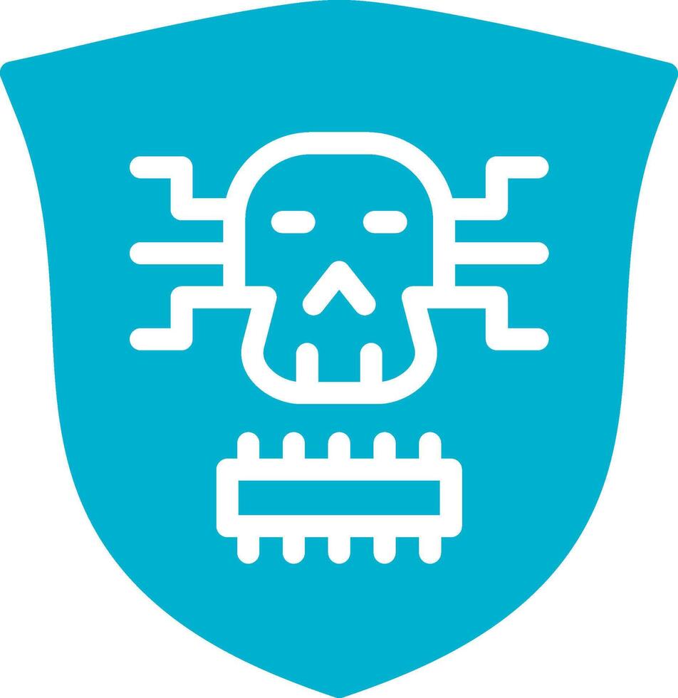 Kreatives Icon-Design für Malware vektor