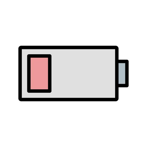 Låg batteri vektor ikon