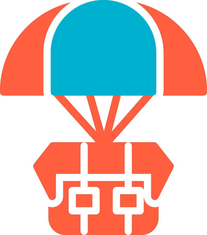 Airdrop kreatives Icon-Design vektor