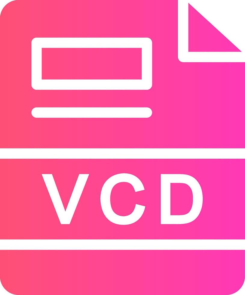 vcd kreativ Symbol Design vektor