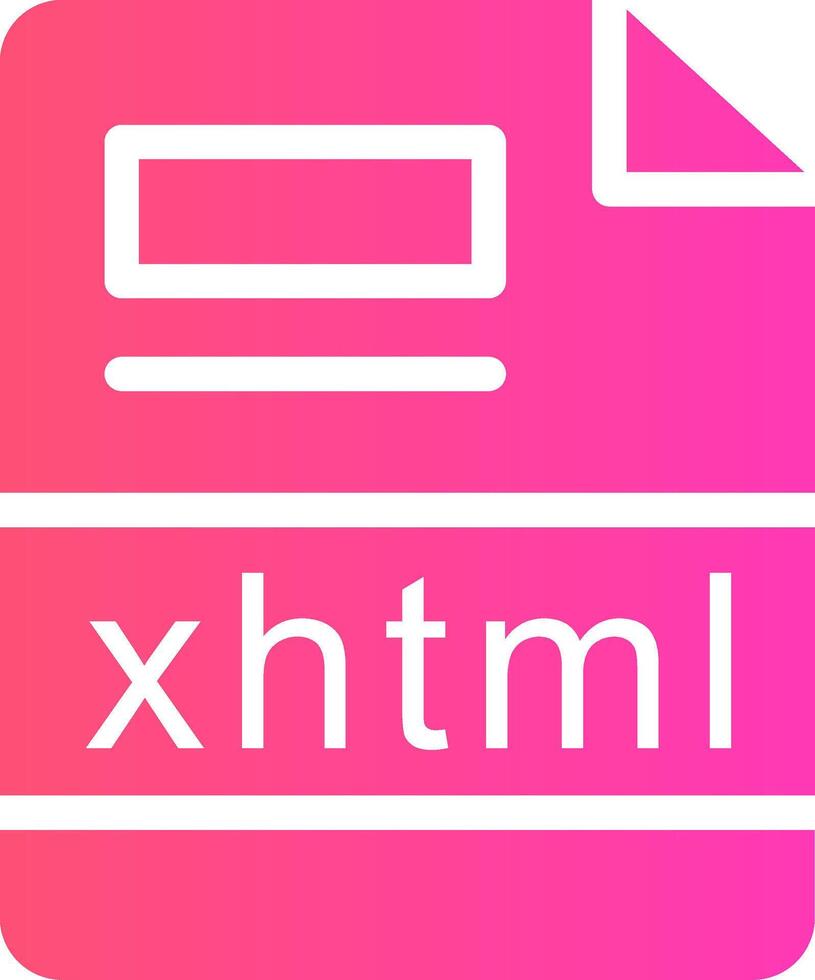 xhtml kreativ Symbol Design vektor