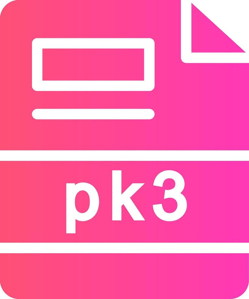 pk3 kreativ Symbol Design vektor