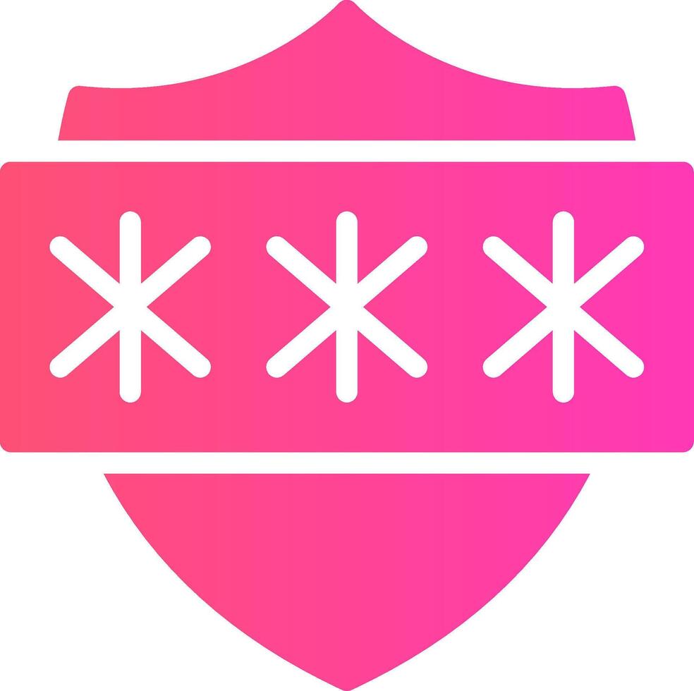 Passwort kreatives Icon-Design vektor