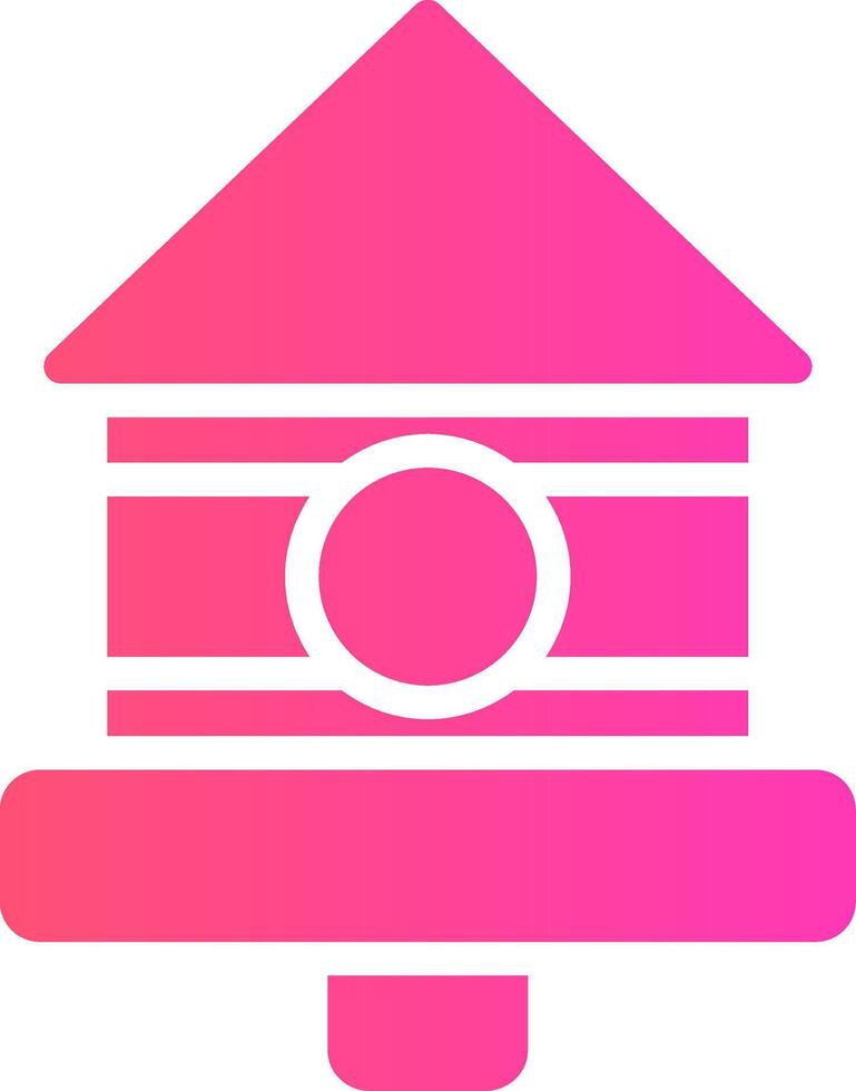 Birdhouse kreatives Icon-Design vektor