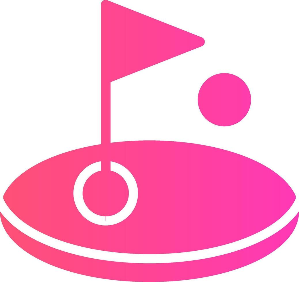 Golf kreatives Icon-Design vektor