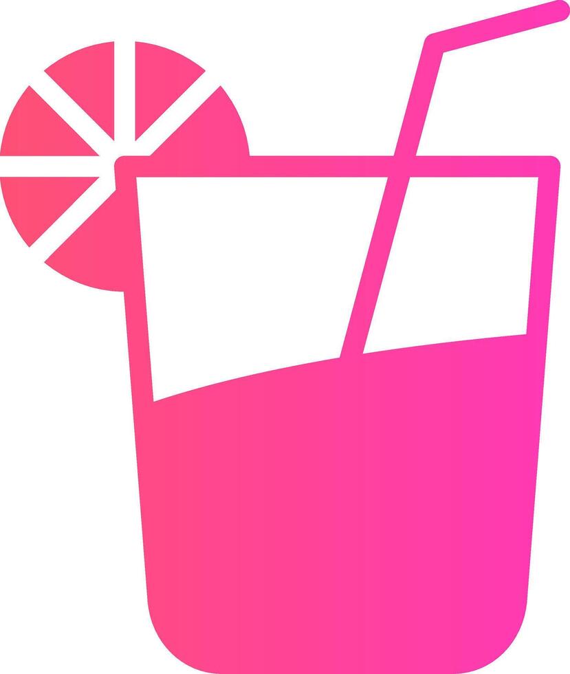 kreatives Icon-Design für Cocktails vektor