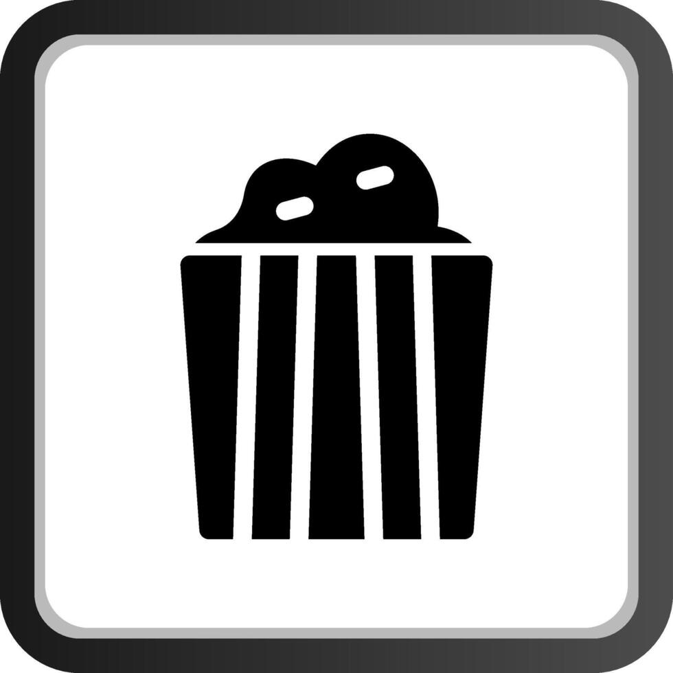 Popcorn kreatives Icon-Design vektor