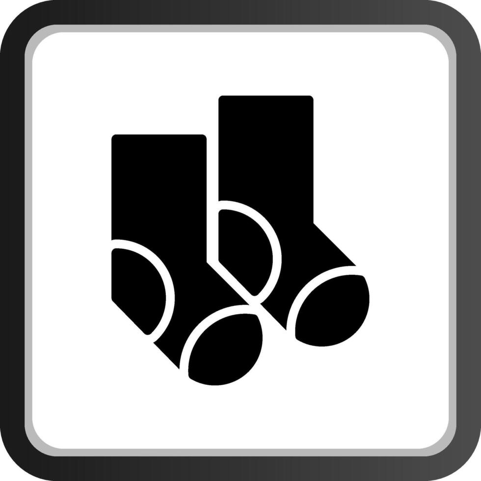 Socken kreatives Icon-Design vektor