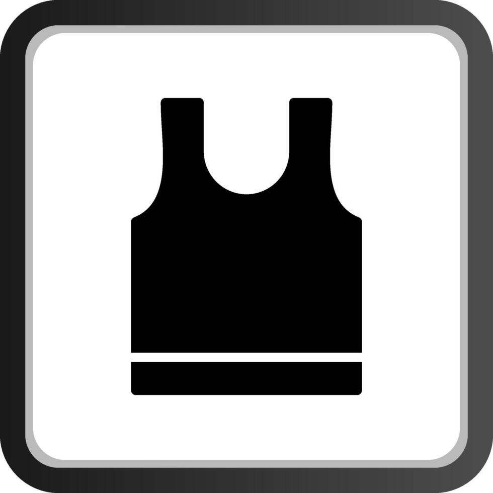 Tanktop kreatives Icon-Design vektor