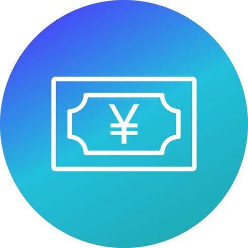 Yen-Vektor-Symbol vektor
