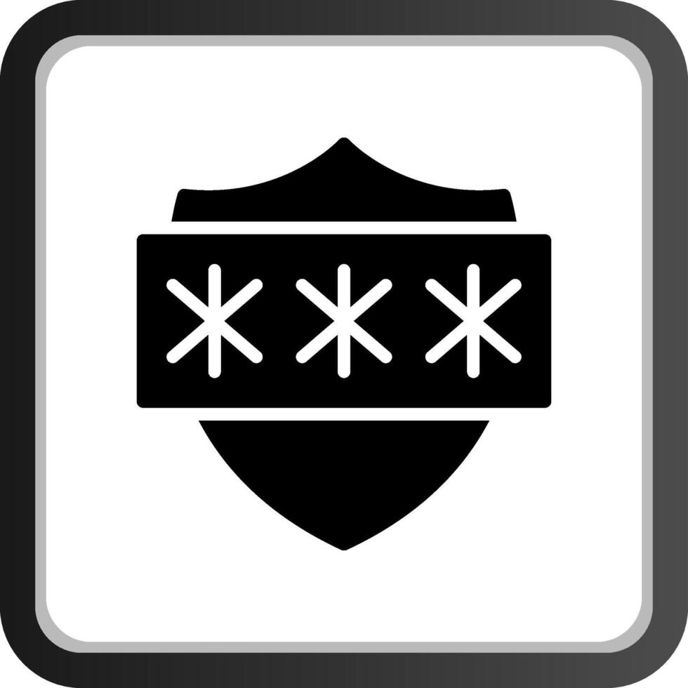 Passwort kreatives Icon-Design vektor