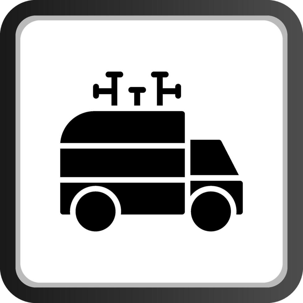 Lieferwagen kreatives Icon-Design vektor