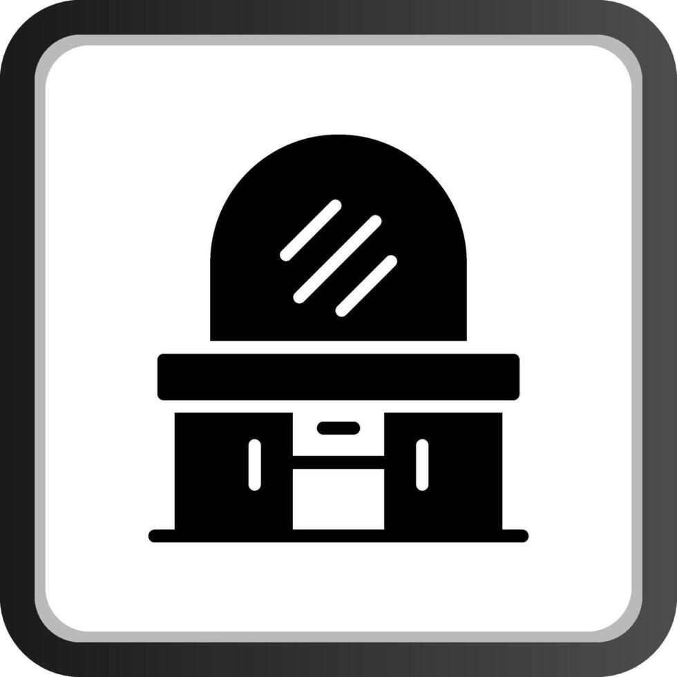 Schminktisch kreatives Icon-Design vektor