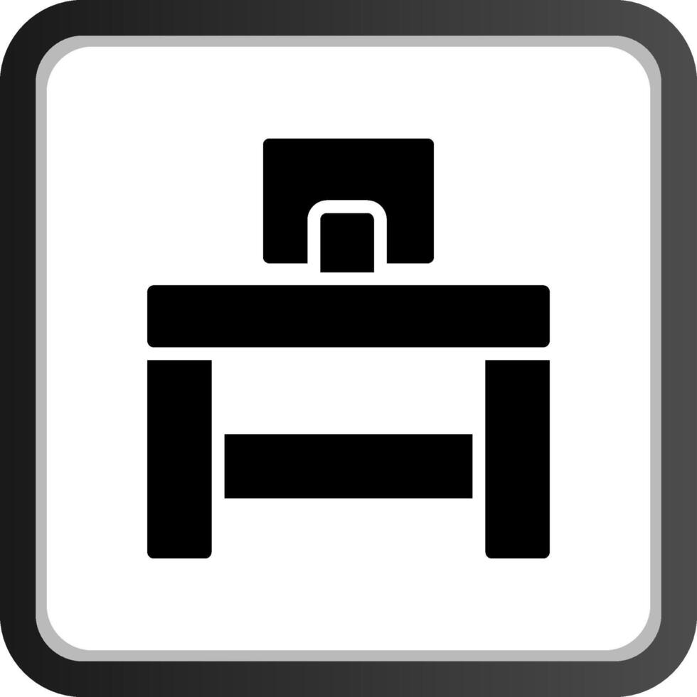 Schreibtisch kreatives Icon-Design vektor