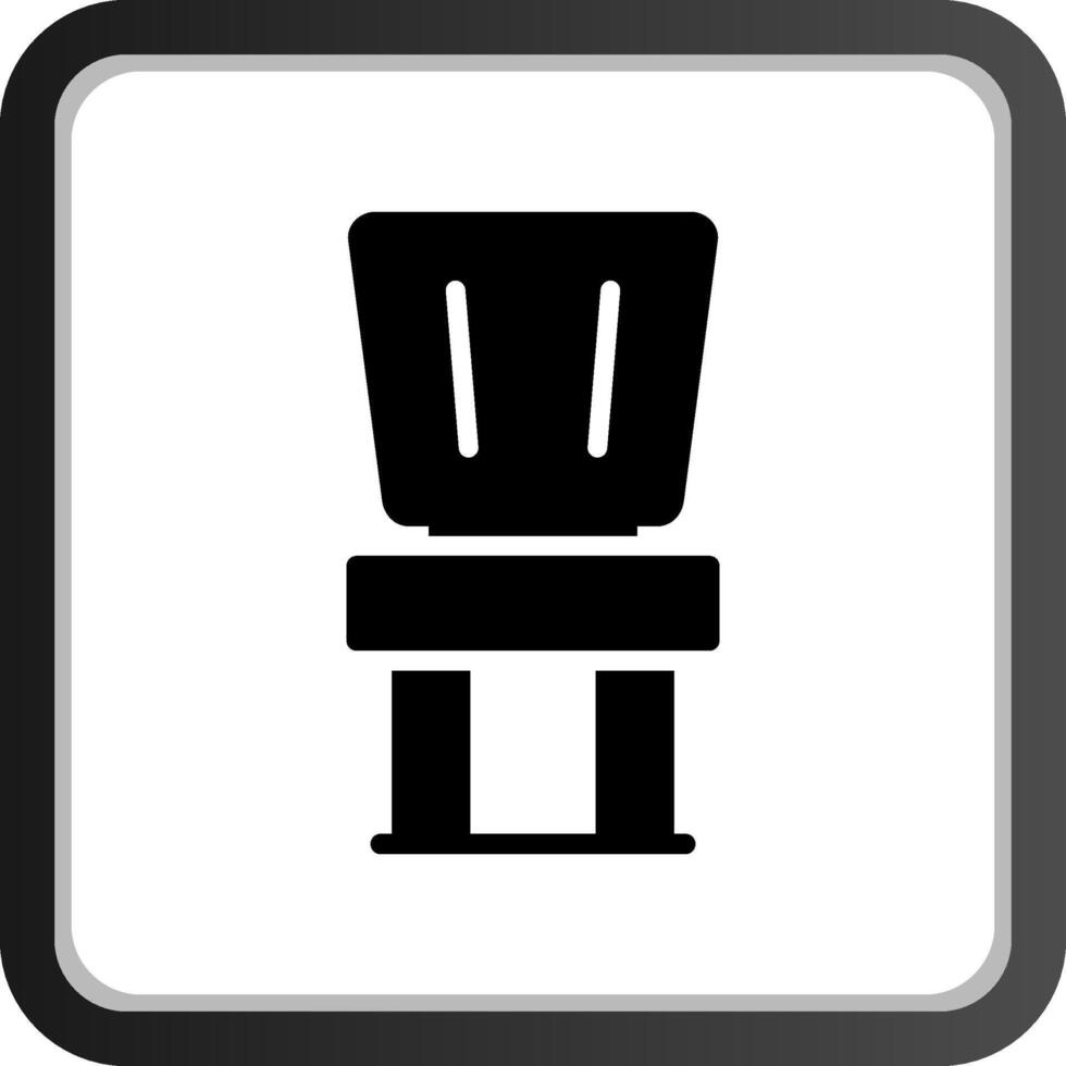 Stuhl kreatives Icon-Design vektor