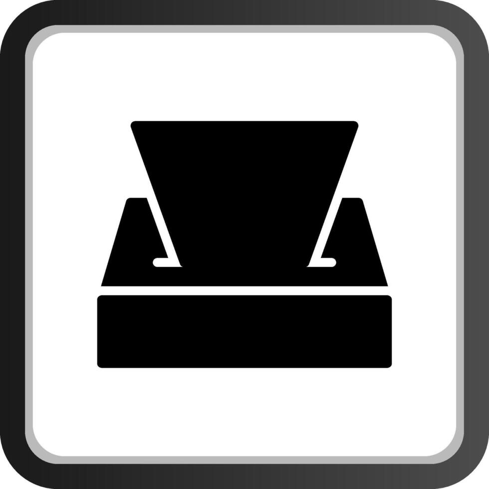 Tissue-Box kreatives Icon-Design vektor