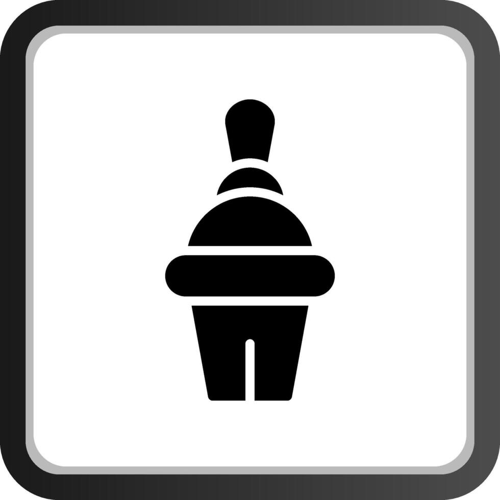 Straßenlaterne kreatives Icon-Design vektor