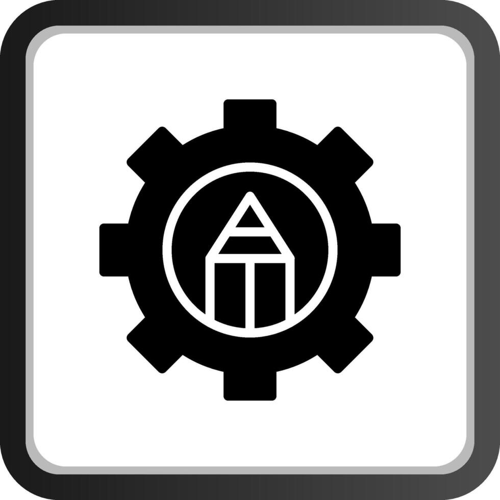 Ausrüstung kreatives Icon-Design vektor