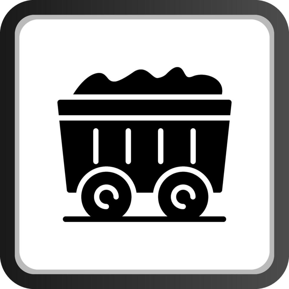 Bergbau kreatives Icon-Design vektor