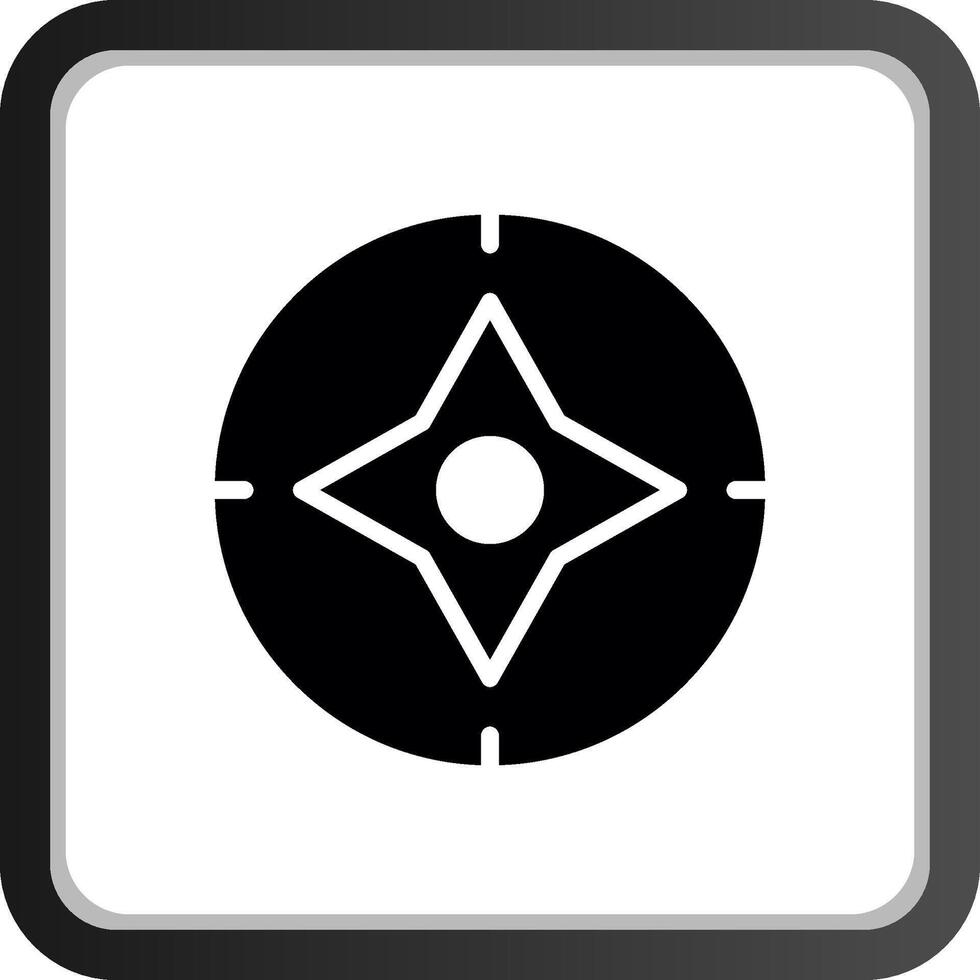 Kompass kreatives Icon-Design vektor