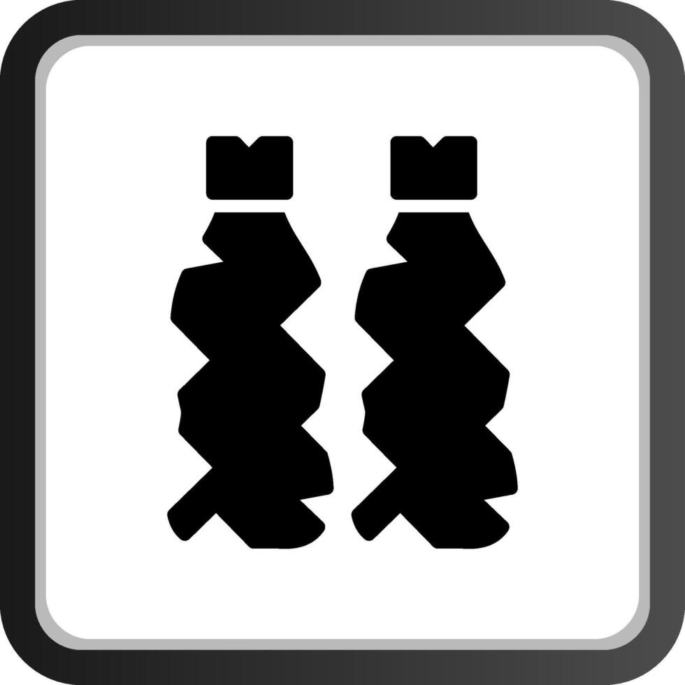 kreatives Icon-Design aus Kunststoffabfällen vektor