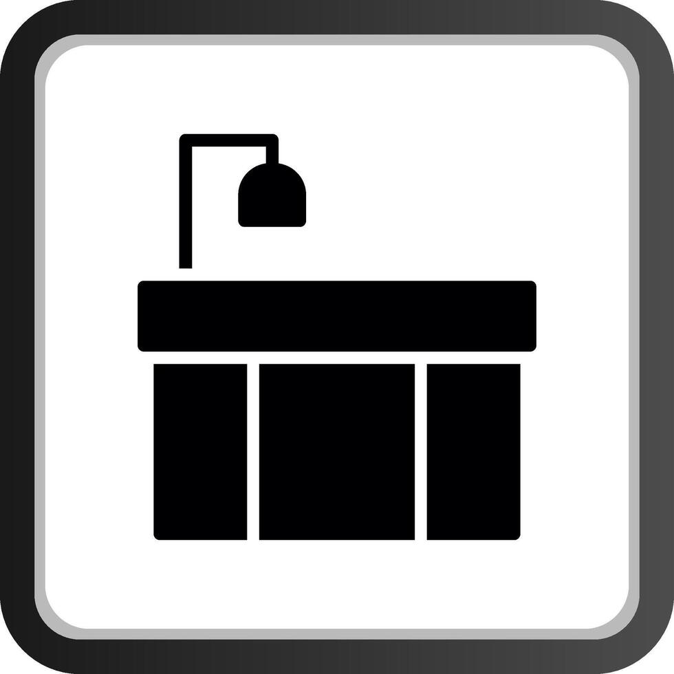 Badewanne kreatives Icon-Design vektor