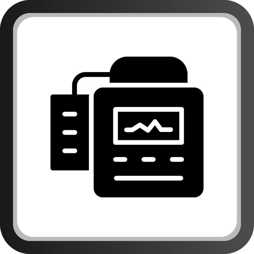 Defibrillator kreativ Symbol Design vektor