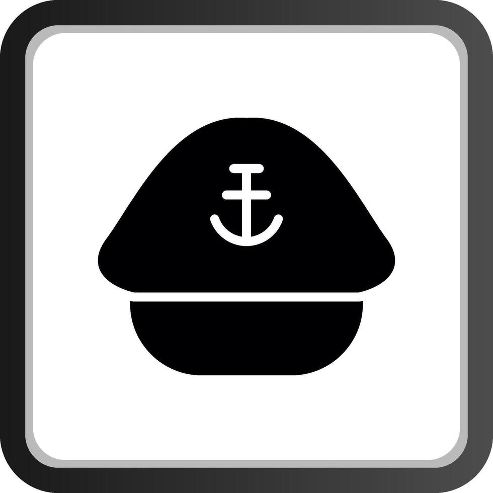 Kapitän kreatives Icon-Design vektor