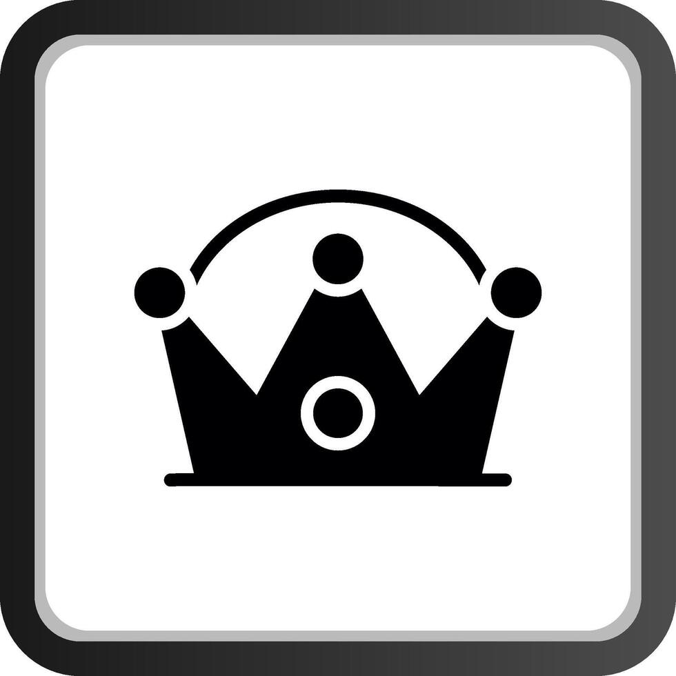 Tiara kreatives Icon-Design vektor