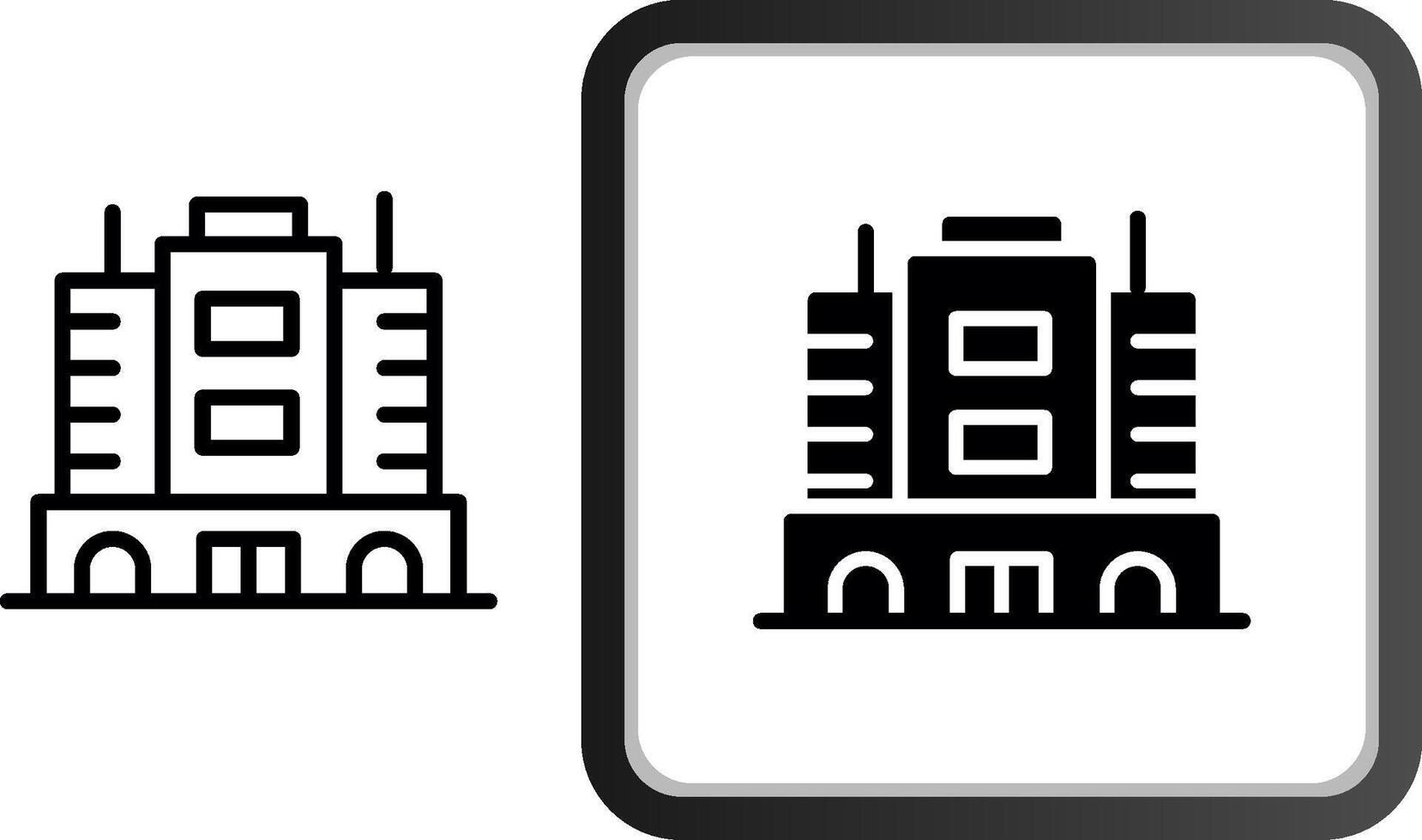 Hotel kreatives Icon-Design vektor