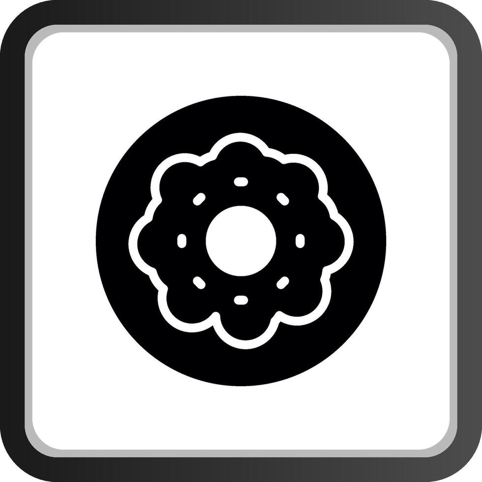 Donut kreatives Icon-Design vektor