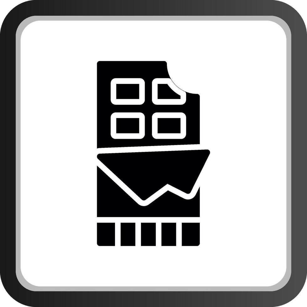 Schokolade kreatives Icon-Design vektor