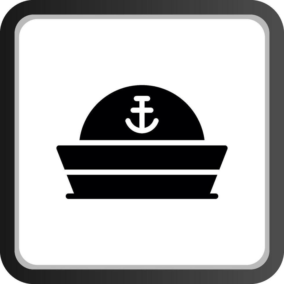 Matrosenhut kreatives Icon-Design vektor